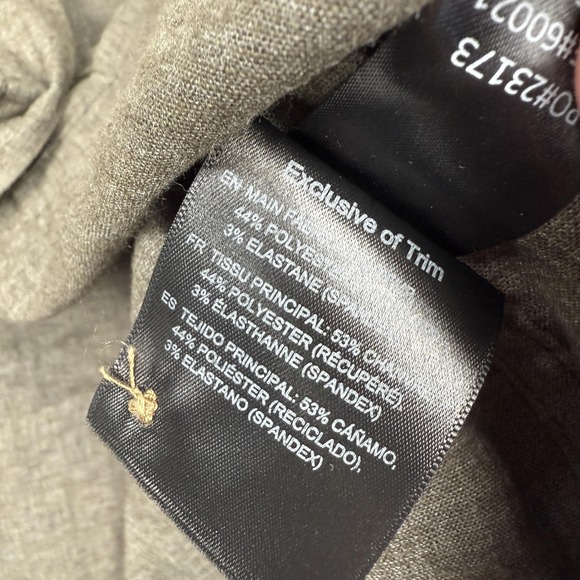 Sitka Shirt Mens Medium Olive Hemp Blend Short Sleeve Button Up Recycled Outdoor - Picture 5 of 6